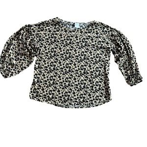 Moda Women’s Leopard Print Top Size Large